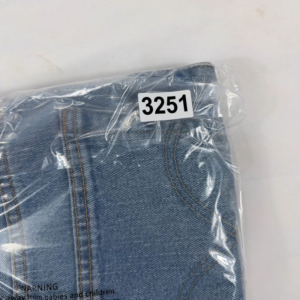 Levi's 550 Relaxed Fit‎ Tapered Leg Jeans Light Wash Denim 40x30 Blue Mens